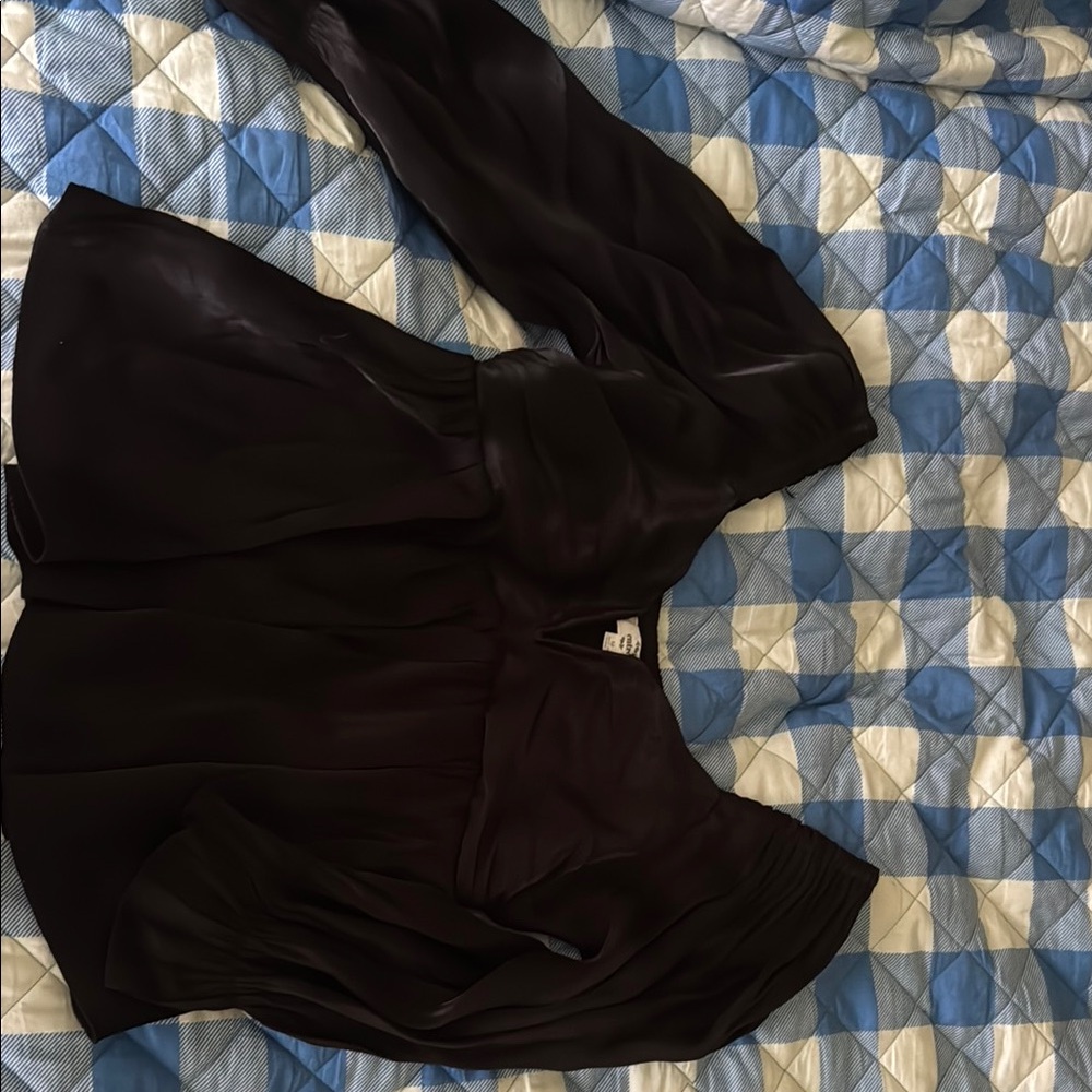 Elegant Black Boutique Blouse